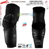 Leatt 3DF Hybrid elbow chrániče lakťov black, čierna