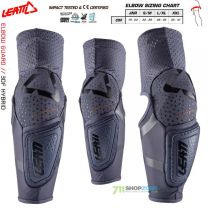 Leatt 3DF Hybrid elbow chrániče lakťov flynt, modro šedá