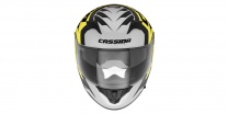 CASSIDA PRILBA INTEGRAL 2.0 PERIMETRIC ŽLTÁ FLUO/ČERNÁ/BÍLÁ/ŠEDÁ)
