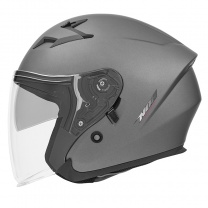 NOX PRILBA N127, NOX ( STRIEBORNÁ TITANIUM MATNÁ)