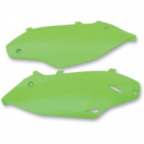 UFO PLAST Tabuľky zadné Kawasaki KXF250 2013-2016, KXF450 2012-2015 zelené