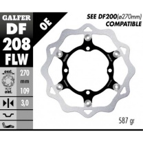 Galfer Predný Brzdový Plávajúci kotúč Kawasaki KXF250/450 2015-