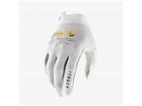 100% rukavice iTRACK(bílá/zlatá)
