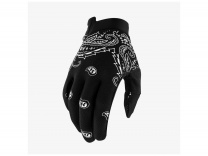 100% rukavice iTRACK(černá/bílá)