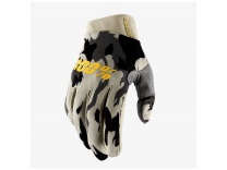 100% rukavice RIDEFIT(šedá/camo)
