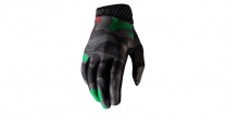 100% rukavice RIDEFIT(army zelená/černá)