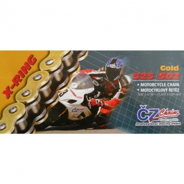 Reťaz 525 SDZ GOLD (X-Ring)