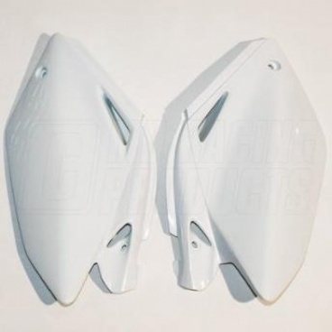 Tabuľky zadné HONDA CRF 250 (04-05) biele