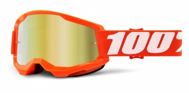  STRATA 2, 100% okuliare Orange, zrkadlové zlaté plexi