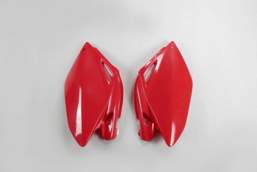 Tabuľky zadné Honda CRF 250R 06-09 červené