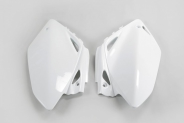Tabuľky zadné HONDA CRF 450R 05-06 biele