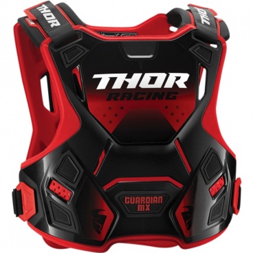 Chránič hrude THOR Guardian MX červeno/čierny