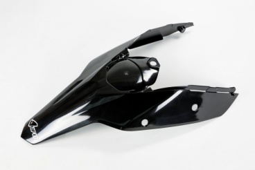 Zadný blatník s tabuľkami KTM EXC/EXC-F 2008-2011, SX/SX-F 2007-2010 čierny