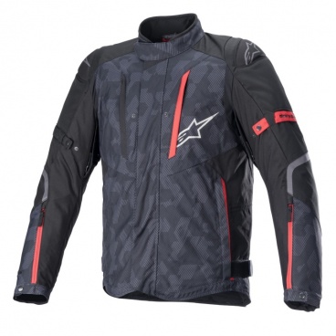  bunda RX-5 DRYSTAR, ALPINESTARS (černá/maskáčová/červená) 2024