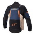  bunda HALO DRYSTAR, ALPINESTARS (tmavo modrá/khaki/oranžová/černá) 2024