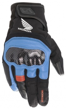  rukavice SMX Z DRYSTAR HONDA kolekce, ALPINESTARS (svetle šedá/černá/modrá/červená) 2024