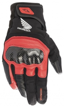  rukavice SMX Z DRYSTAR HONDA kolekce, ALPINESTARS (černá/červená) 2024