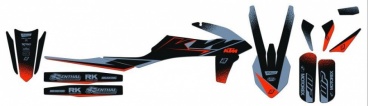 Sada polepov Mat Black KTM SX-SXF 19-22 / EXC 20-23