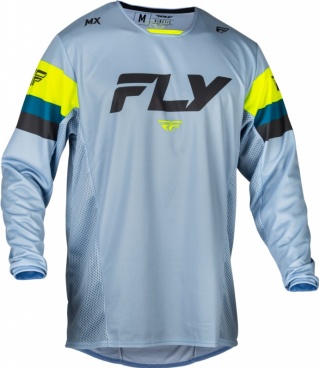 Dres FLY RACING KINETIC PRIX 2024 šedo/hi-vis