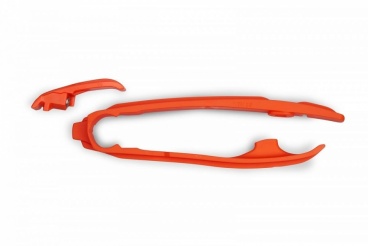 Vodítko reťaze predné KTM SX/SX-F 23-, EXC/EXC-F 2024-, HUSQVARNA FC 23-, FE 24-, GAS GAS 24- oranžové