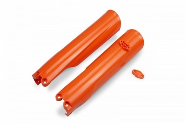 Kryty predných tlmičov KTM SX/ SX-F 23-, EXC/EXC-F 24- oranžové