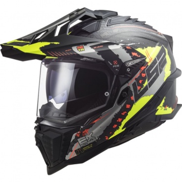 Prilba LS2 MX701 Explorer C EXTEND Matt H-V Yellow