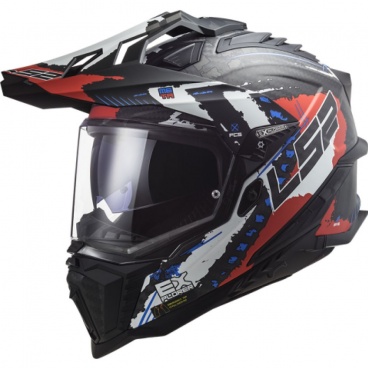 Prilba LS2 MX701 Explorer C EXTEND Matt Red