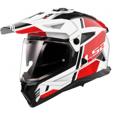 Prilba LS2 MX702 PIONEER II HILL WHITE RED-06