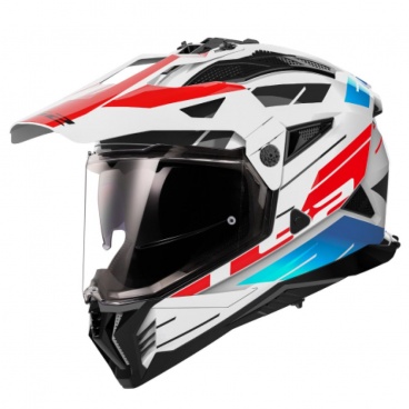 Prilba LS2 MX702 PIONEER II NAMIB WHITE BLUE RED-06