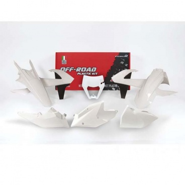 Sada plastov KTM 250-500 EXC/EXC-F 2017-2019, 125-150 XC-W 2017-2019 biela