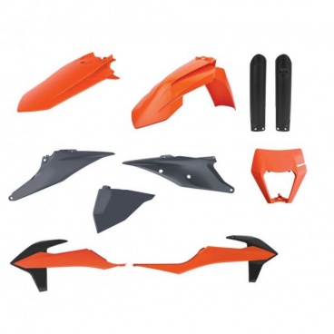 Sada plastov kompletná KTM EXC/EXC-F 2020-2023 OE farba 2021