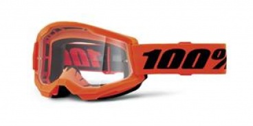 STRATA 2 NEW, okuliare 100% oranžové, číre plexi
