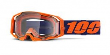 ARMATIC 100% okuliare Neon Orange, číre plexi