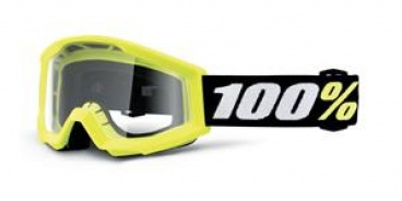 Okuliare Strata MINI Yellow, 100% (žltá, číre plexi) detské