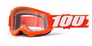 STRATA 2, 100% okuliare Orange, číre plexi, detské