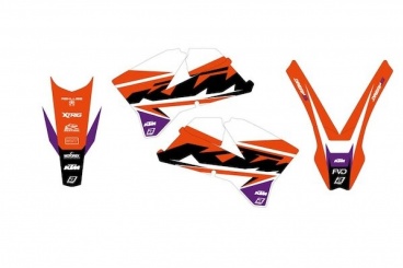 Sada nálepiek Dream 5 KTM SX-SXF 05-06 / EXC 05-07
