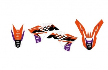 Sada polepov Dream 5 KTM SX-SXF 07-10, EXC/EXC-F 08-11