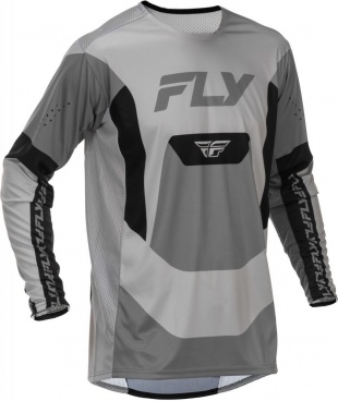 Dres LITE, FLY RACING - USA 2026 (sivá/čierna)