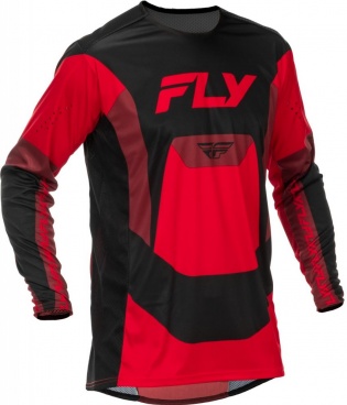 Dres LITE, FLY RACING - USA 2026 (čierna/červená)