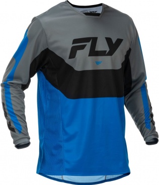 Dres KINETIC, FLY RACING - USA 2026 (modrá/sivá/čierna)