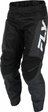 Nohavice F-16, FLY RACING - USA 2026 (čierna/biela)