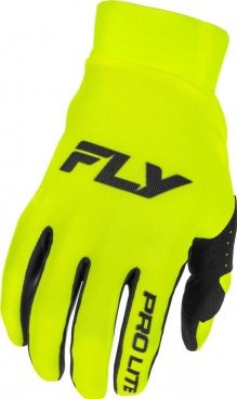 Rukavice pre& LITE. FLY RACING - USA 2026 (hi-vis/čierna)