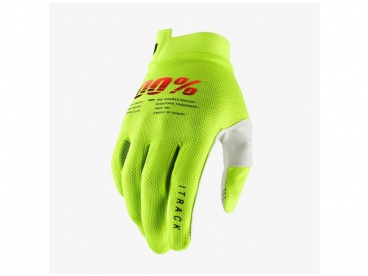 Rukavice iTRACK, 100% - USA (fluo zelená)