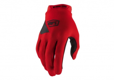 Rukavice RIDECAMP, 100% (červená)