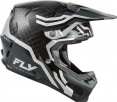 Prilba FORMULA S CARBON BYTE, FLY RACING - USA (/carbon/sivá/strieborná)