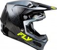 Prilba FORMULA S CARBON, FLY RACING - USA (Sivá/hi-vis)