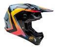 Prilba FORMULA CP, FLY RACING - USA (sivá/čierna/dúhová)