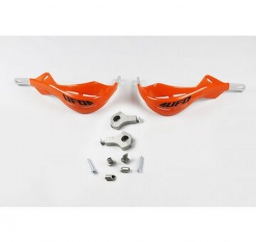 UFO Chrániče páčok ALU s hliníkovou výstuhou + montážna sada 28mm oranžové