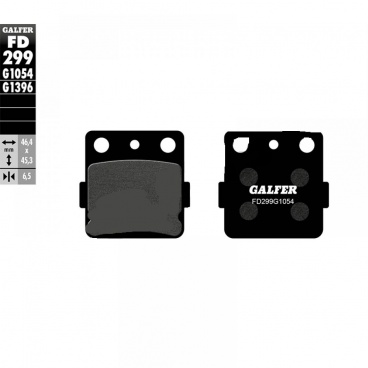 Zadné brzdové platničky SIN/SM (pár)