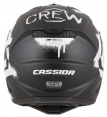 Prilba Cross Cup 2 Crew, (čierna matná/biela) 2026
